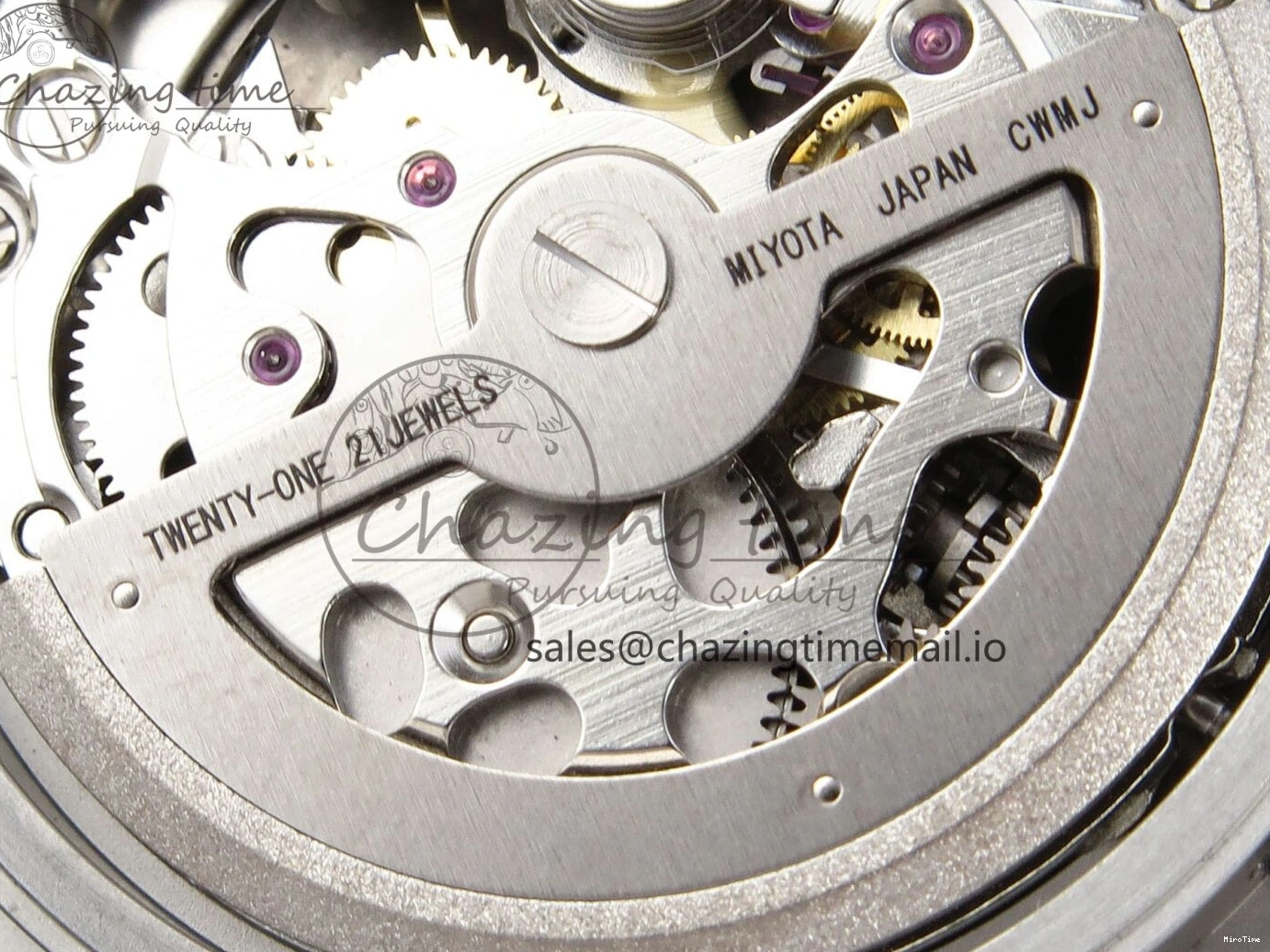 MIROTIME 0302 Big Pilot IW329802 M+F 1:1 Best Edition Green Dial on Green Nylon Strap MY Unique 7002